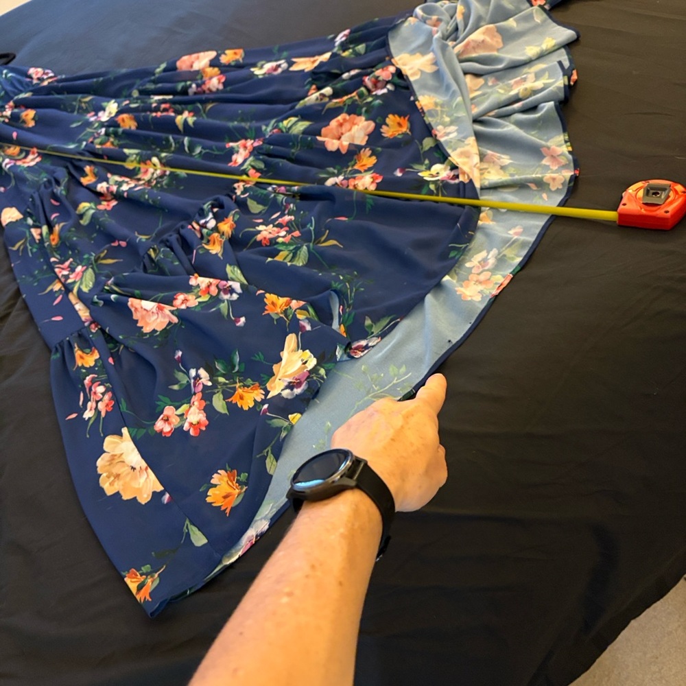 Yumi Kim Darling Tiered Maxi Dress Symphony Navy Color-XS - Picture 15 of 16